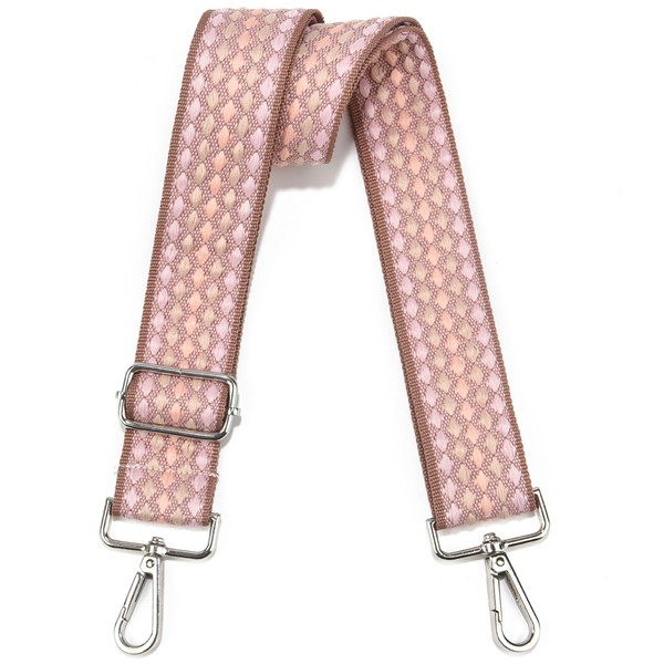 LoZoDo Silver Hardware Purse Strap Crossbody Straps for Purses Wide