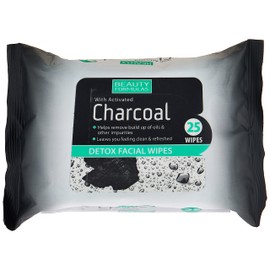 BEAUTY FORMULAS FACIAL WIPES CHARCOAL DETOX