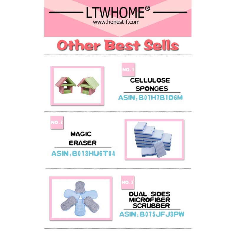 ltwhome Jumbo Magia Limpieza Borrador Esponja melamina Espuma 11 x 6,9 x