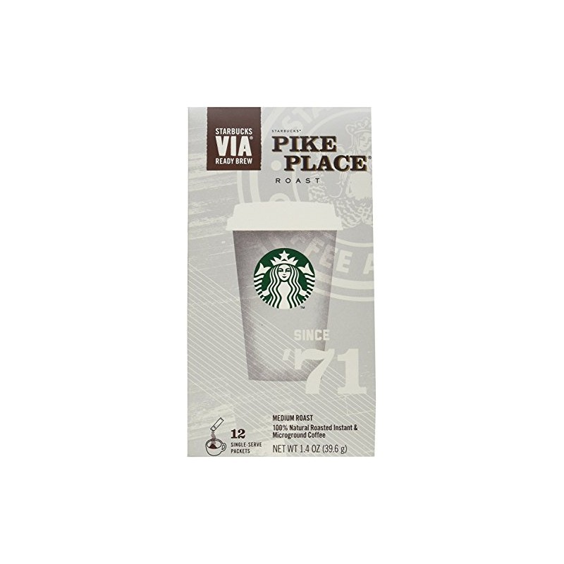 Starbucks Pike Place Roast Via Instant Coffee - 48 Packets