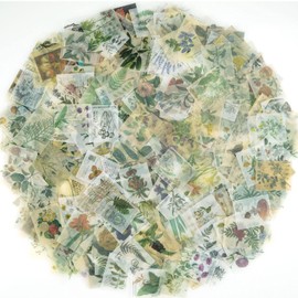 Vintage DIY Scrapbooking Material Paper,Plant News Paper Letter Retro Natural Collection Art Craft for Scrapbook Diary Embellishment Supplies