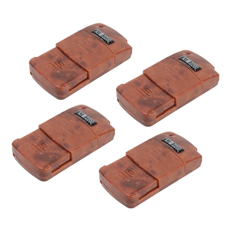 4 Sets 330MHz Smart Remote Key Fob LED 4 Channel
