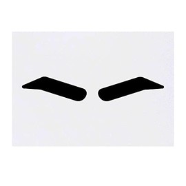'Angry Eyebrows' Temporary Tattoo - Water Resistant, Skin-Safe, Non-Toxic Transfer (TO00045188)
