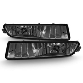 ACANII - For 2002-2003 Acura TL Smoked Lens Bumper Driving Lamps Fog Lights Assembly w/Bulbs Replacement Left+Right