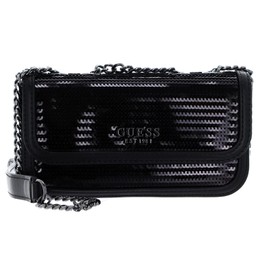 GUESS Kaska Mini Convertible Crossbody Flap Black