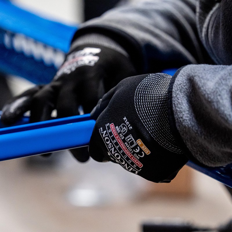 LINCONSON 12 Pack Safety Performance Series Construction Mechanics Wrinkle Latex