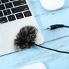 Pack of 2 Fur Wind Protection for Microphone, Fur Microphone