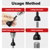 LATTHANT Deburring External Chamfer Tool With Tungsten Carbide Blade, Bolt