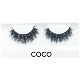 False Eyelashes - Faux Mink Lash (Coco) 100% handmade