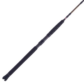 PENN Battalion II 7’ Inshore/Nearshore Spinning Rod; 1-Piece Fishing Rod, 15-30lb Line Rating, Heavy Rod Power, Fast Action, 3/4-2 1/2 oz. Lure Rating,Black/Gold