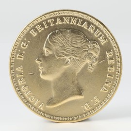 British Una and Lion Young Victoria Gold Coin Replica