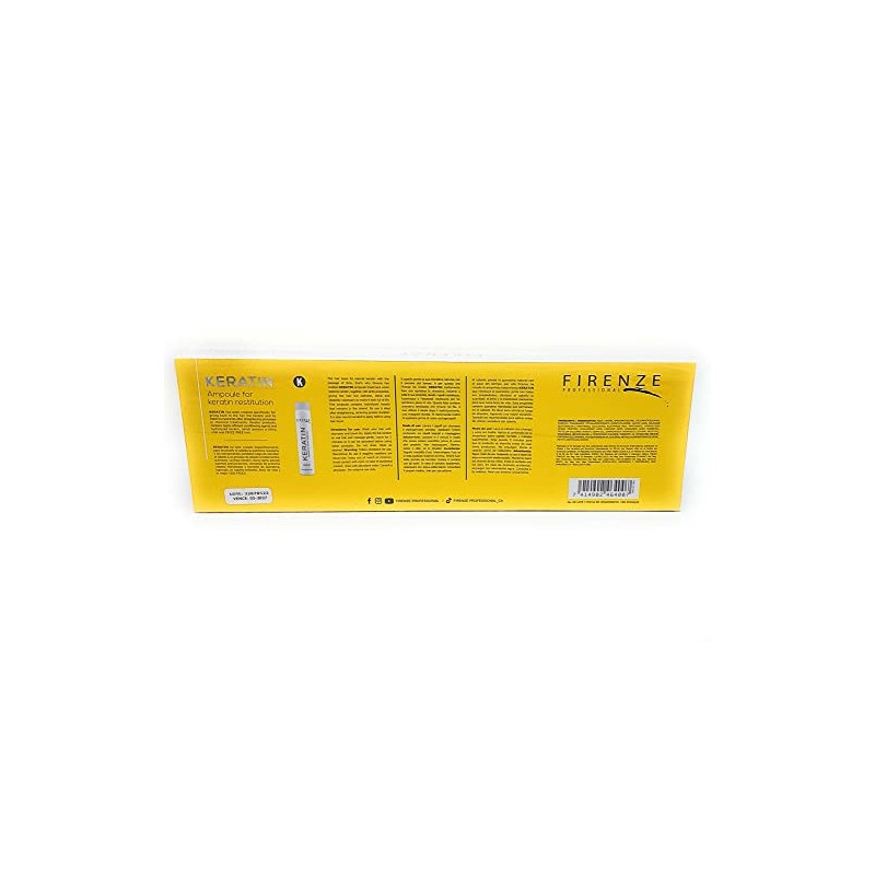 Firenze Professional Ampolleta Keratin Firenze 12 (13ml c/u)