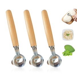 Eastrpupira 3 Pack Cactus Peeler Spoon, Cuchara Para Pelar Nopale, Stainless Steel Peeler Cactus, Sliced Chinese Noodle Cutter for Cooking Kitchen Gadgets