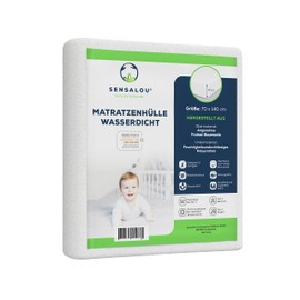 Sensalou Mattress Cover with Zip for Allergy Sufferers 140 x 200 cm