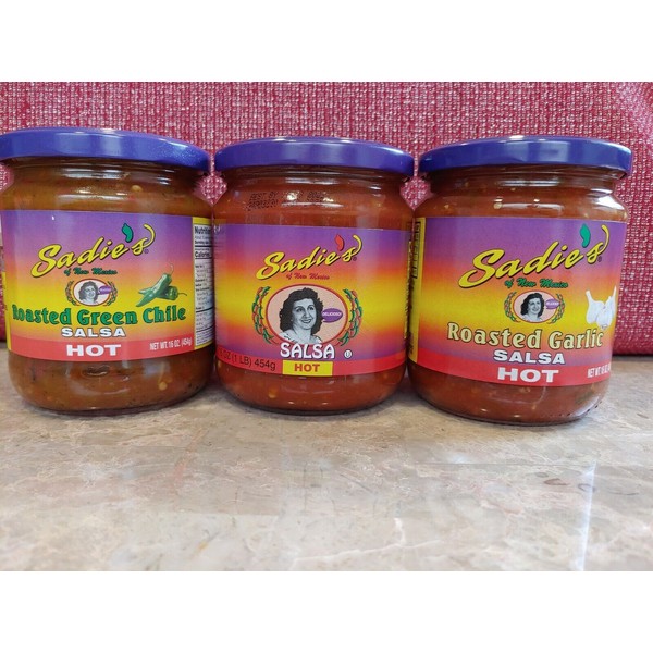 🔥Sadies of New Mexico Salsa HOT Mix 3-Pack 16oz Authentic🔥