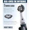 Hoof Boss 4-Tooth Chain with Attachment Disc - Durable and