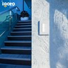 Placa Armada Cristal con 2 Apagadores Escalera de 1.5 Módulos