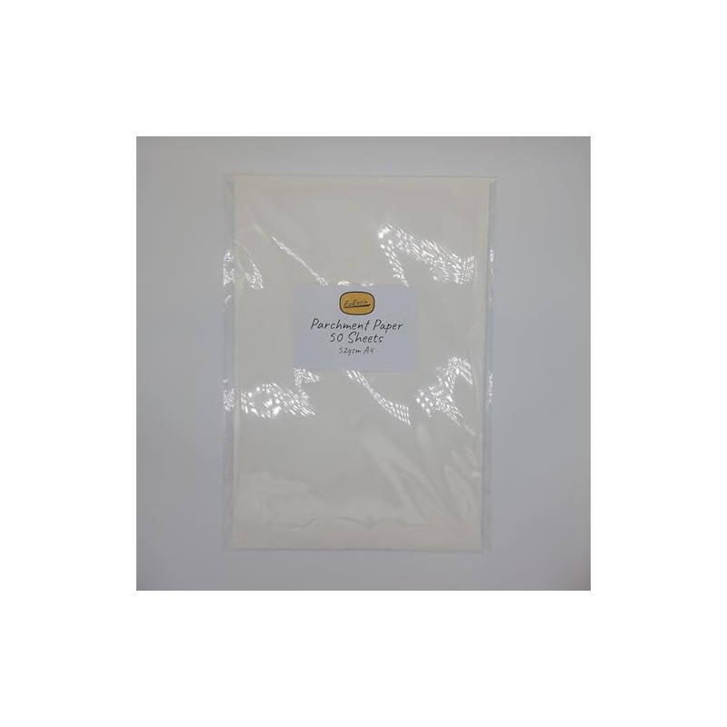 Parchment Paper 52gsm, 50 Sheets 30x20cm