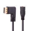 JSER Left Angled DP DisplayPort 90 Degree to Mini DP