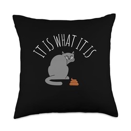 I Poop A Lot Throw Pillow