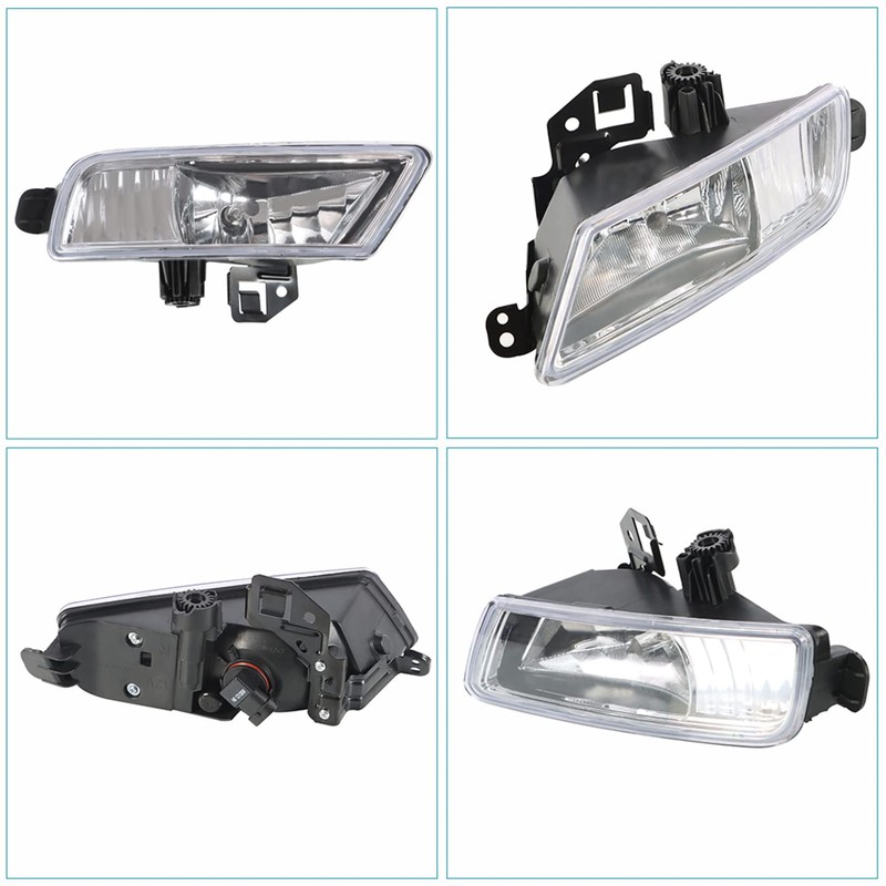 SEBLAFF 2-Pack Clear Lens Front Bumper Driving Fog Light Assembly
