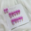 Borachik Ice Stone Handmade Nail Tips - Long Square /