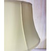 13x19x11 Egg Shell Floor Shantung Lampshade with Brass Spider Fitter