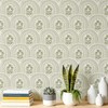 proprodiudiu Peel and Stick Wallpaper Boho Modern, Green, 17.7 x