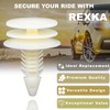 Rexka 30pcs Front & Rear Door Trim Panel Clips for