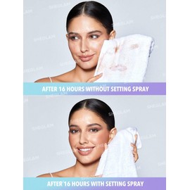 SHEGLAM Lock'd In Setting Spray Mattifying Effect Quick-Drying Long Lasting Makeup Locking Spray Oil-Control Non-Greasy Makeup Setting-Purple