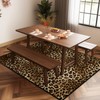 MAYDUNLAY Leopard Area Rug 5x7 for Bedroom,Cheetah Print Carpets for