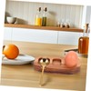 CHILDWEET 1 Set Wooden Egg Display Stand Natural Wood Egg