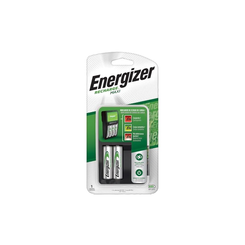 Energizer CHVCM3-US Pilas Recargables, Capacidad 4 Pilas