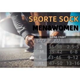 ZANZER (6 Pairs) Athletic Ankle Socks 6 Pairs Thick Cushion Running Socks for Men&Women Cotton Socks (AU, Alpha, One Size, Regular, Regular, L, Black*3+White*3)