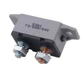RKURCK 12-24V 50 Amp ATV Manual Resettable Circuit Breaker Fuse holder 50A