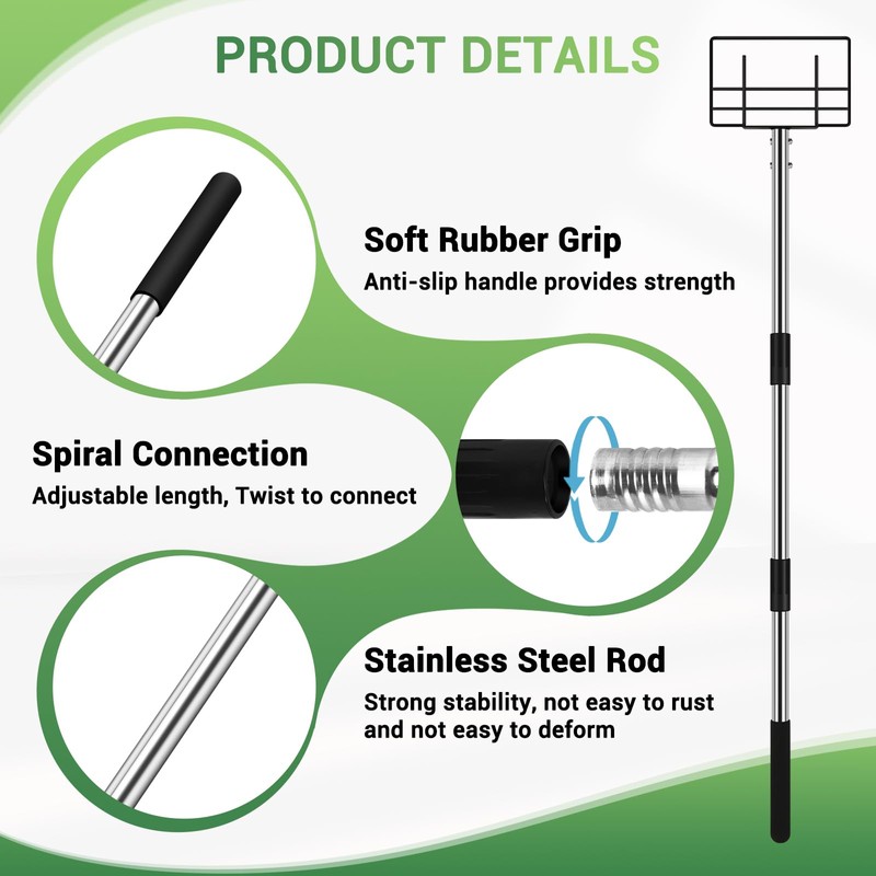 GADFISH 8 Ft Edge Protector Extension Handle, Board Corner Protector