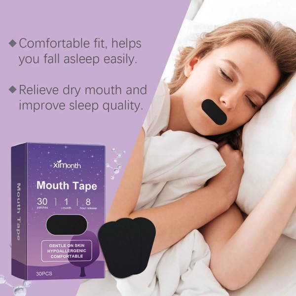 Unbranded 30pcs Strip Mouth Tape Advanced Gentle for Better Nose