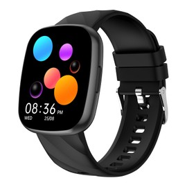 Smart Watch for Kids, IP68 Waterproof Kids Fitness Tracker Watch with Bluetooth Call, 100 Sports Modes, Sleep Monitor, Alarm Clock, Kids Watch for Boys Girls Educational Toys Birthday Gifts (Black)
