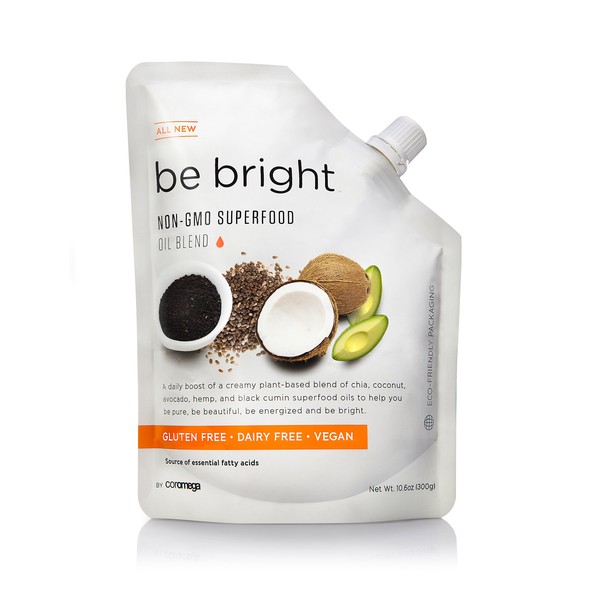 Coromega Be Bright Non-Gmo Superfood Oil Blend 10.6 oz (300 grams) Liquid