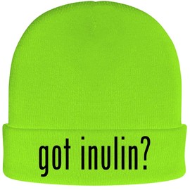 got Inulin? - Soft Adult Beanie Cap, Neon Green, One Size