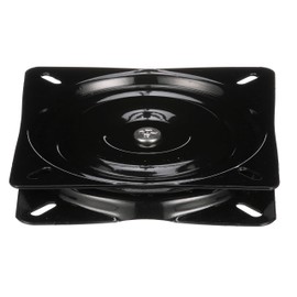 Attwood 17721 Seat Swivel, for Boat Seat, 3-Degree Tilt Action, 7 Inches, Aluminum, Black Power Coated