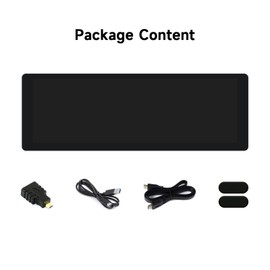 Waveshare 7.9 inch IPS Display, 400 x 1280, Toughened Glass Panel, HDMI Interface, with Hi-Fi Speaker, Collapsible Stand & Metal Case, Compatible with Raspberry Pi/Jetson Nano/Core3566/PC (Without