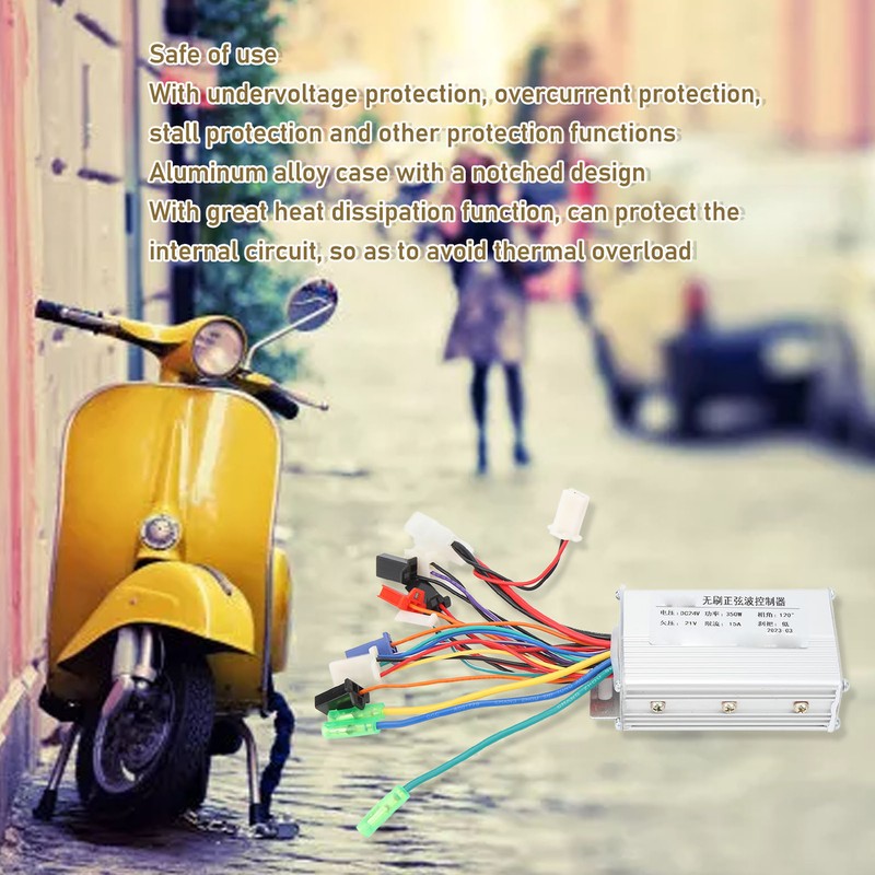 24V 350W Brushless Controller Aluminum Alloy Brushless Motor Controller for