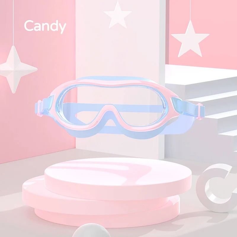 COPOZZ Kids Anti-Fog Swim Goggles – Big Frame Wide View