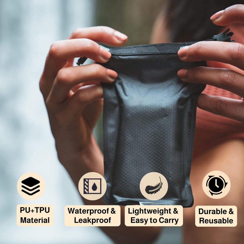 Issimober Travel Soap Bag, Travel Soap Container, Leak-proof and Waterproof