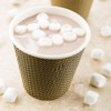 500-CT Disposable Mocha Pin Check 8-oz Hot Beverage Cups with