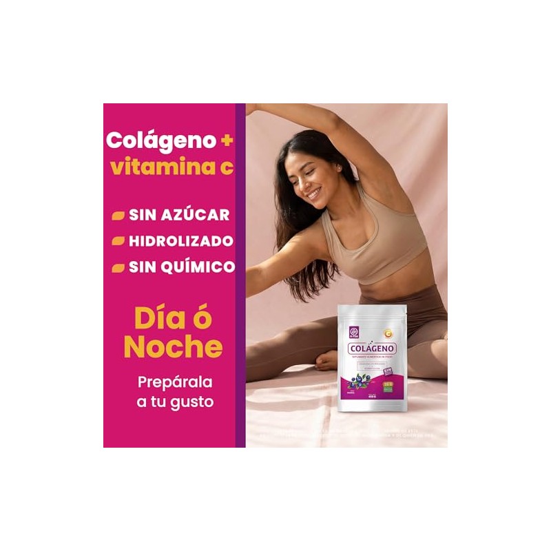 Colágeno Hidrolizado Sin Azúcar + Isomaltulosa + Vitamina C