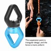 30KN Climbing Yoga Swivel Safety Rotational Device Rotator Multi function