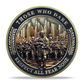 Counter Police Action Police Coin | Elite Law Enforcement Honor & Urban Protection Medallion | Thank You for Your Service Token | Appreciation Gifts for SWAT Teams, Officers, and Security Personnel