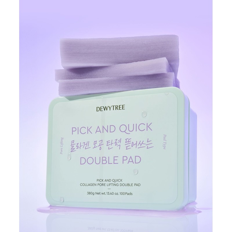 Dewytree Pick & Quick Makeup Remover Double Pads 100 Sheets